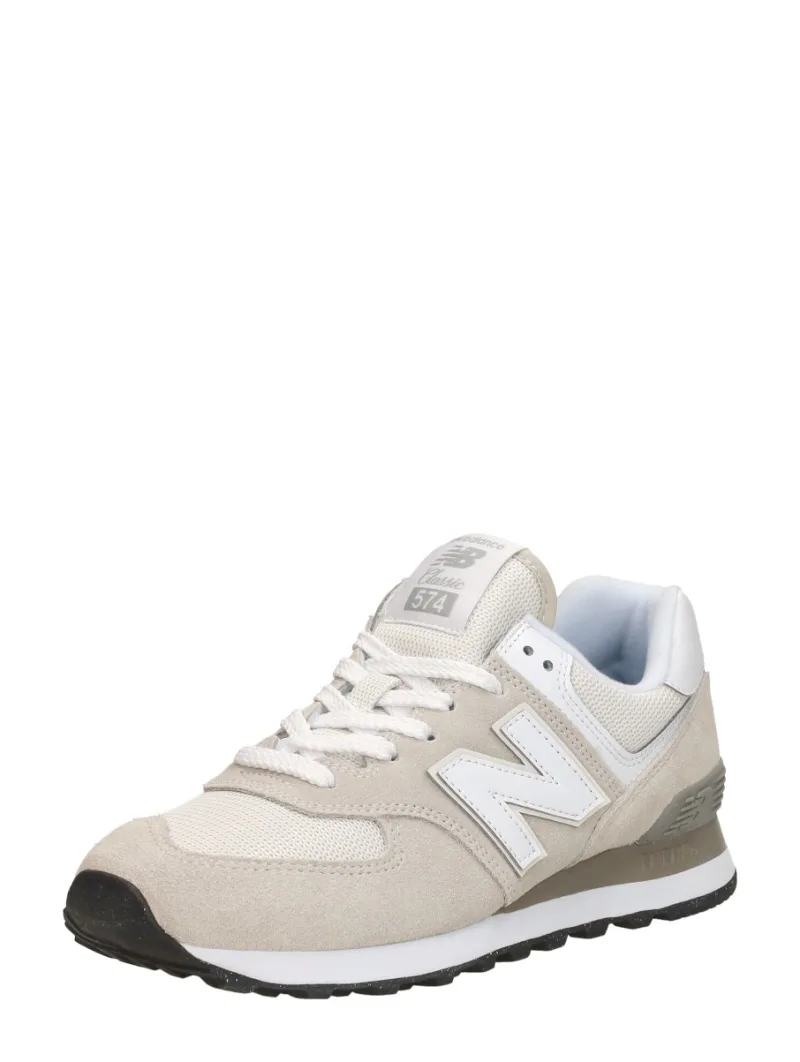 New Balance 574, lage sneakers voor dames in beige, foto 2 van 2