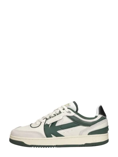 Kaotiko Boston Piping, lage sneakers voor heren in wit, foto 1 van 4