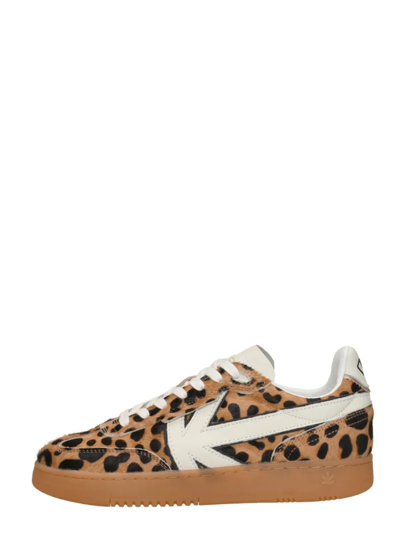 Kaotiko Boston V, lage sneakers voor dames in cognac