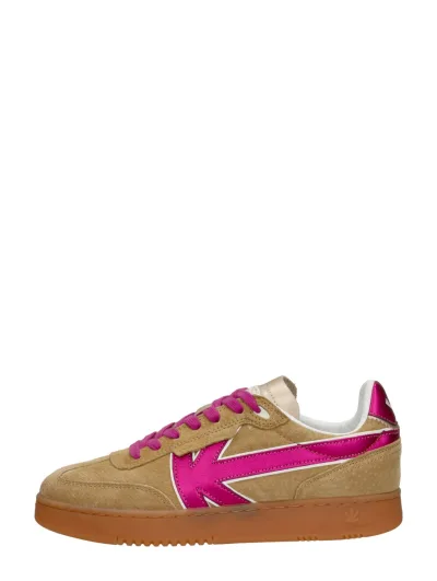 Kaotiko Boston V, lage sneakers voor dames in beige, foto 1 van 4