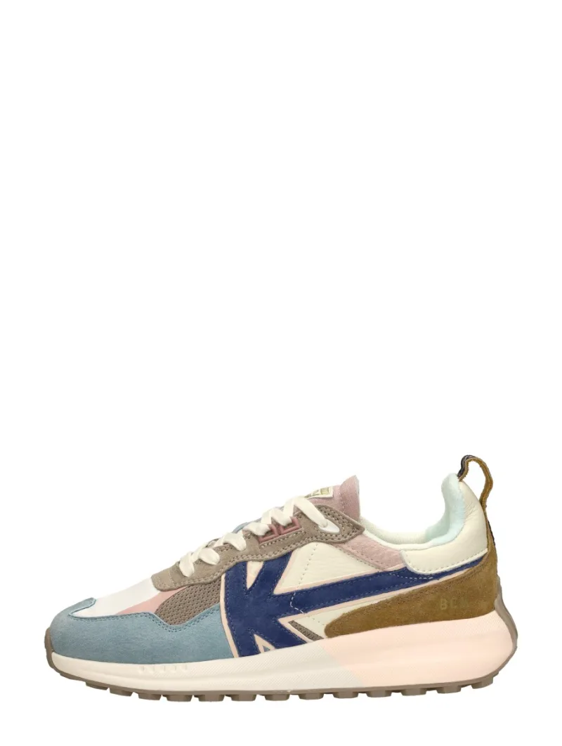 Kaotiko Detroit, lage sneakers voor dames in blauw