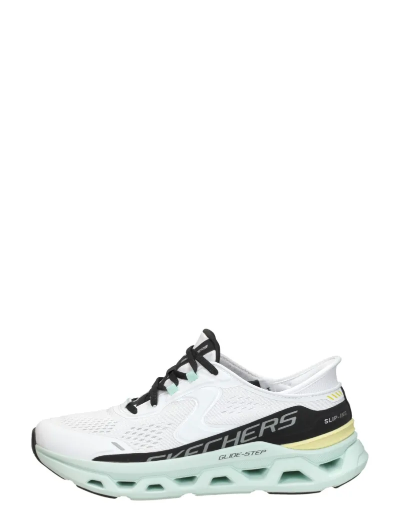 Skechers Slip-Ins: Glide-Step Altus, lage veterschoenen voor dames in wit