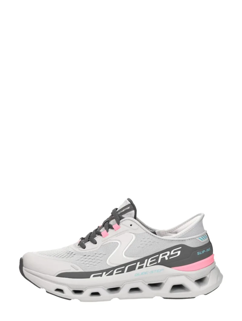Skechers Slip-Ins: Glide-Step Altus, lage veterschoenen voor dames in donkergrijs