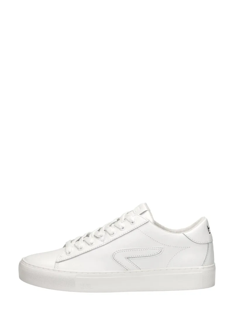 Hub Hook 22, lage sneakers voor heren in wit