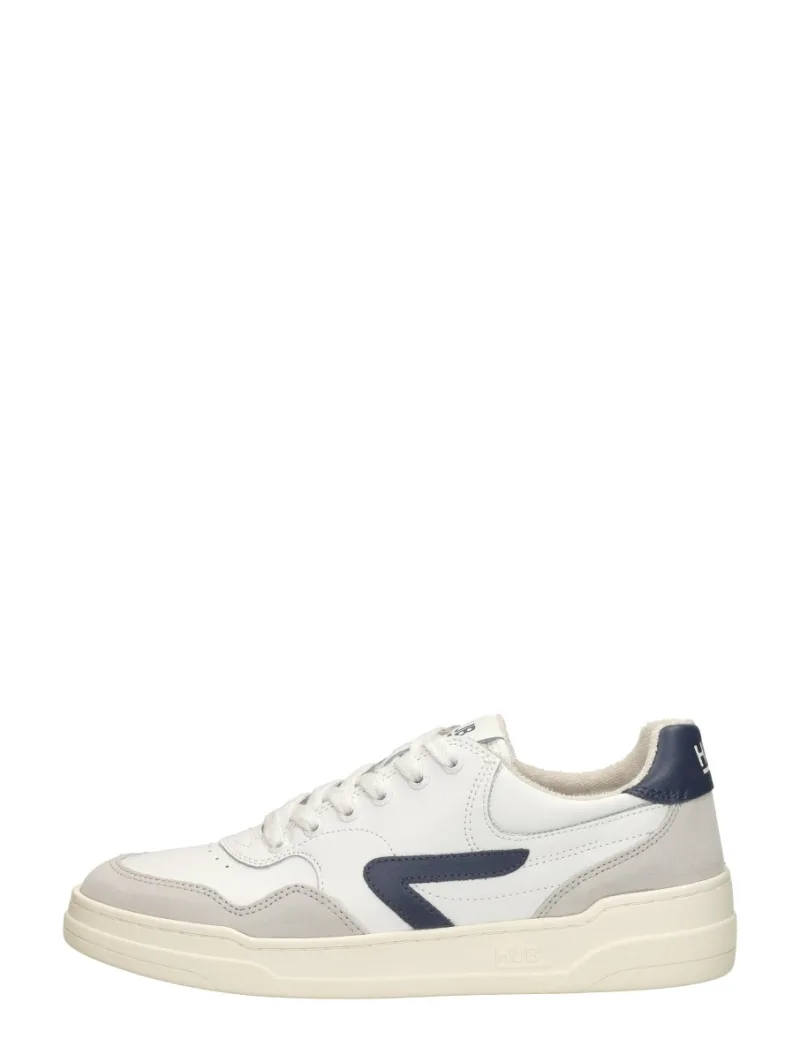 Hub Court L68, lage sneakers voor heren in blauw