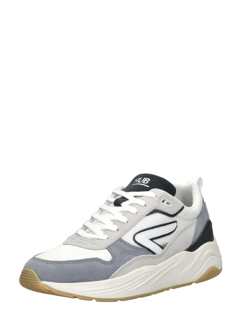 Hub Glide S43, lage sneakers voor heren in wit, foto 2 van 2