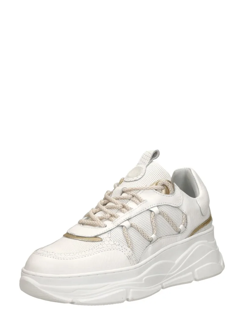 Sub55 Veterschoenen Laag, lage veterschoenen voor dames in wit, foto 2 van 2