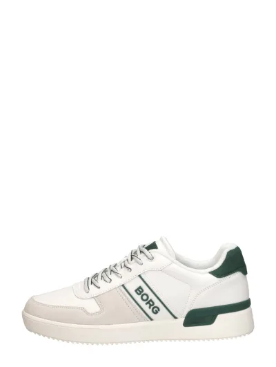 Bjorn Borg T2900 OTB, lage veterschoenen voor heren in wit, foto 1 van 4
