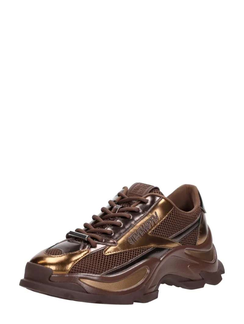 Steve Madden Zoomz, lage sneakers voor dames in brons, foto 2 van 2