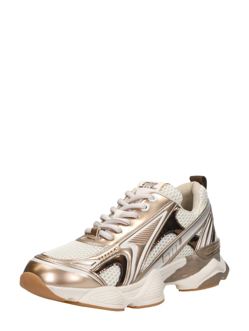 Steve Madden Speedster-E, lage sneakers voor dames in goudkleur, foto 2 van 2