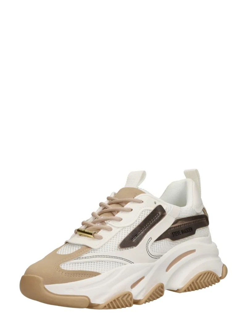 Steve Madden Possession-E, lage sneakers voor dames in goudkleur, foto 2 van 2