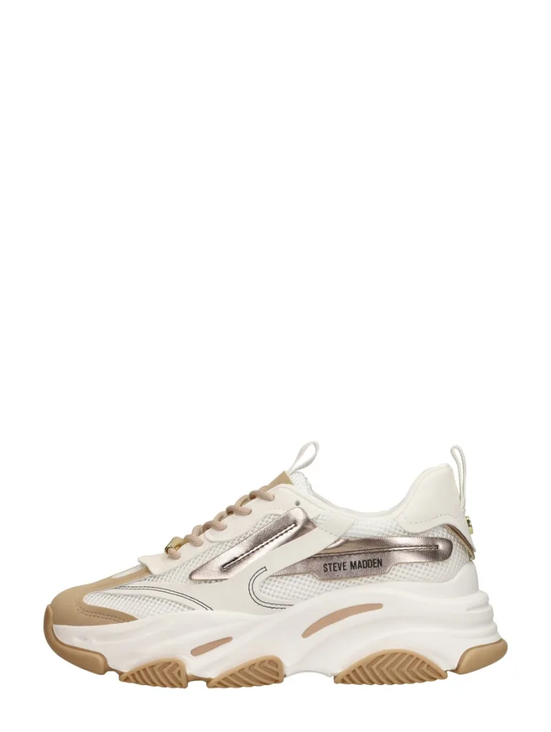 Steve Madden Possession-E, lage sneakers voor dames in goudkleur