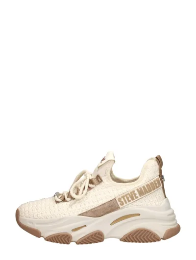 Steve Madden Project, lage sneakers voor dames in wit, foto 1 van 4
