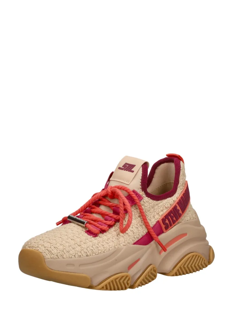 Steve Madden Project, lage sneakers voor dames in beige, foto 2 van 2