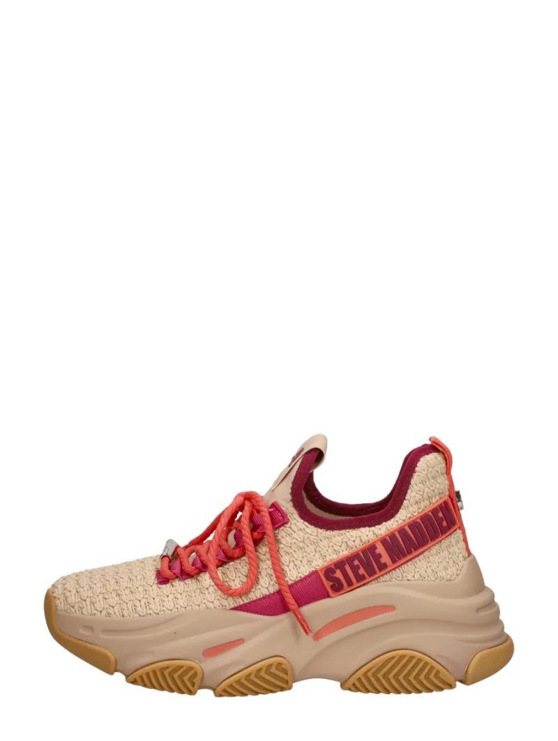 Steve Madden Project, lage sneakers voor dames in beige