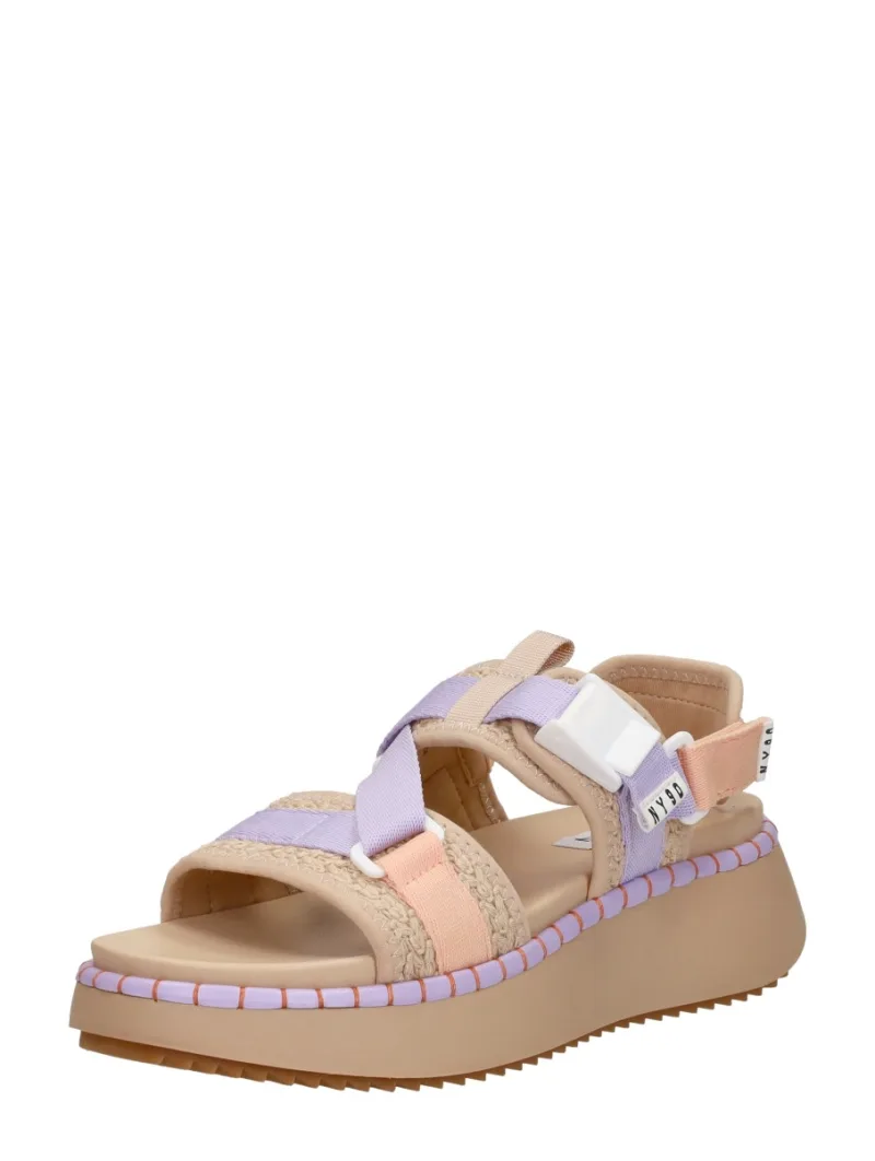Steve Madden Decorum, sandalen plat voor dames in lila, foto 2 van 2
