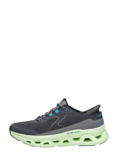 Skechers Slip-Ins: Glide-Step Altus, lage sneakers voor heren in donkergrijs, foto 1 van 4