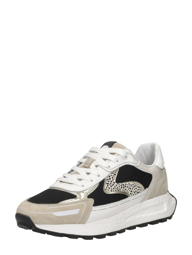 Maruti June, lage veterschoenen voor dames in beige, foto 2 van 2