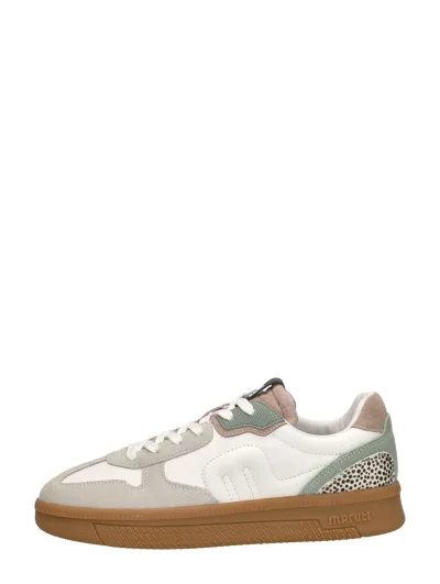 Maruti Yale, lage veterschoenen voor dames in wit, foto 1 van 4