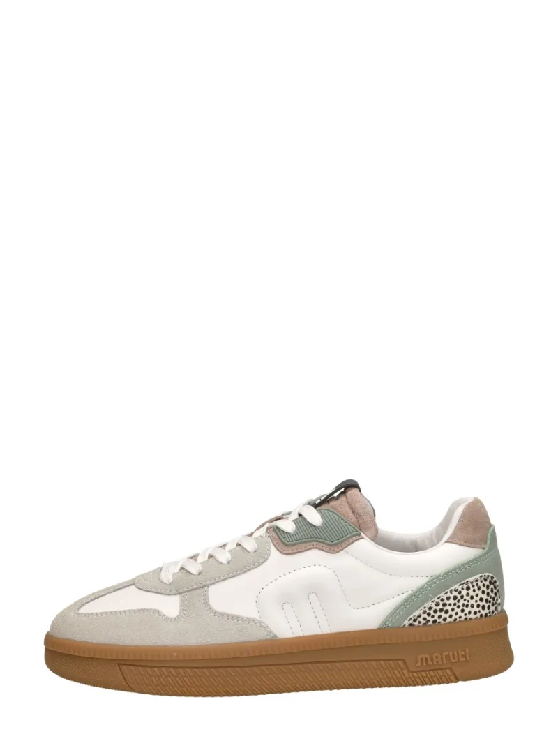 Maruti Yale, lage veterschoenen voor dames in wit, foto 1 van 4