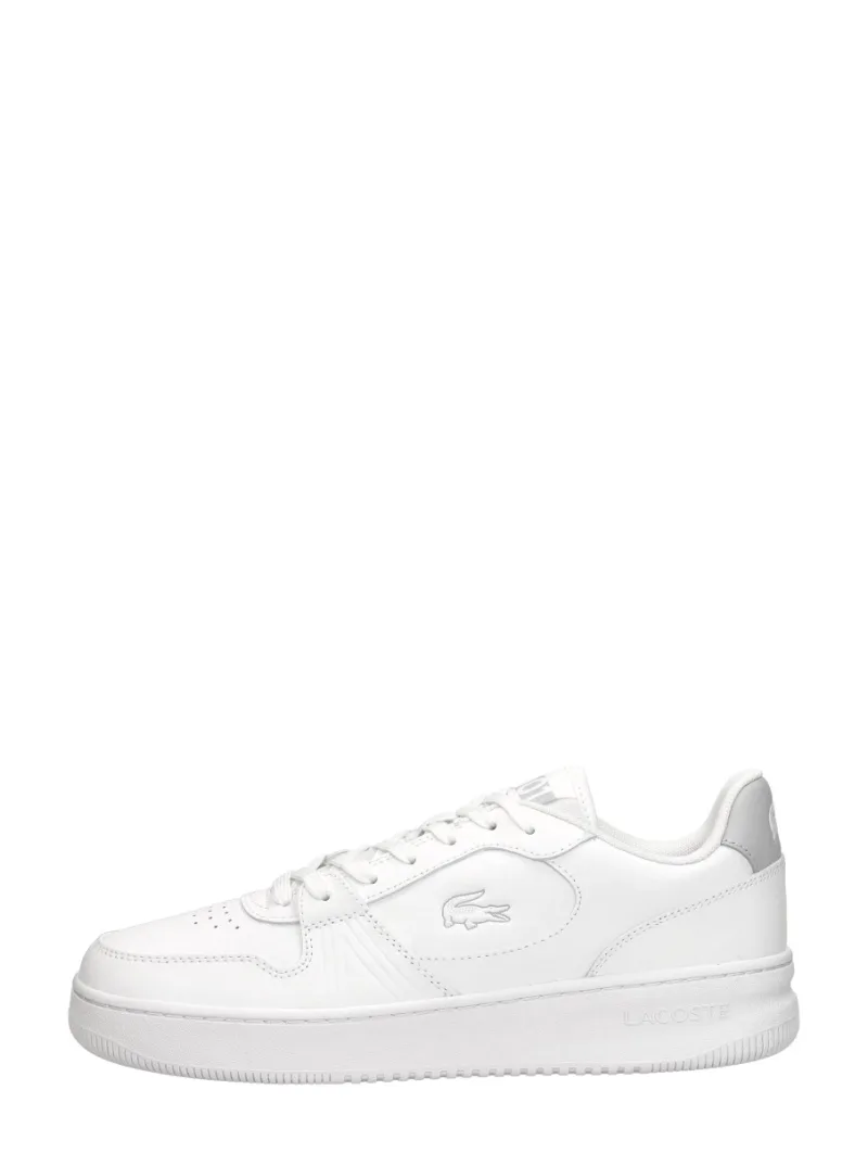 Lacoste L001, lage sneakers voor heren in wit