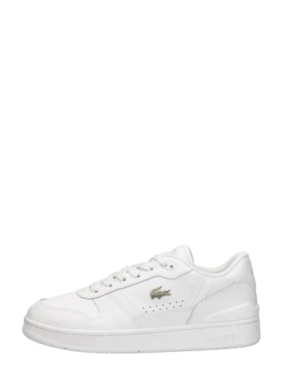 Lacoste T-Clip, lage sneakers voor dames in wit, foto 1 van 4