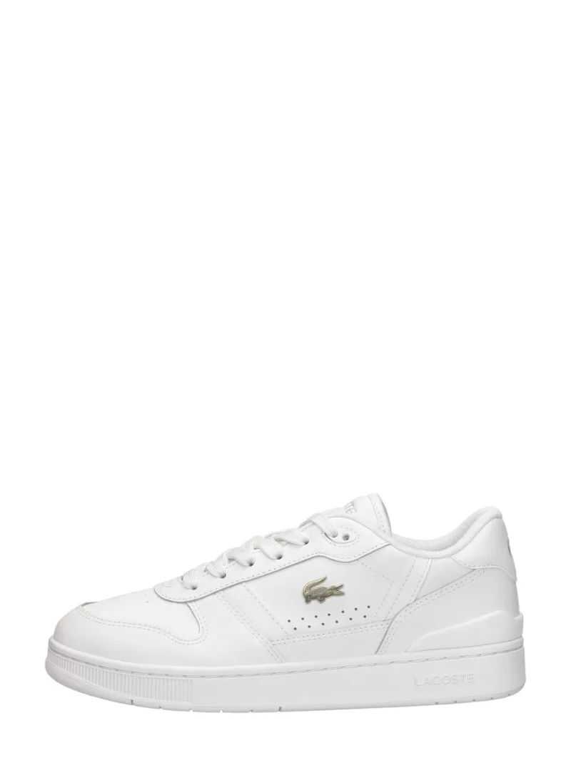 Lacoste T-Clip, lage sneakers voor dames in wit