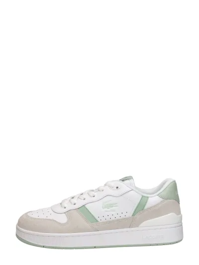 Lacoste T-Clip, lage sneakers voor dames in wit, foto 1 van 4