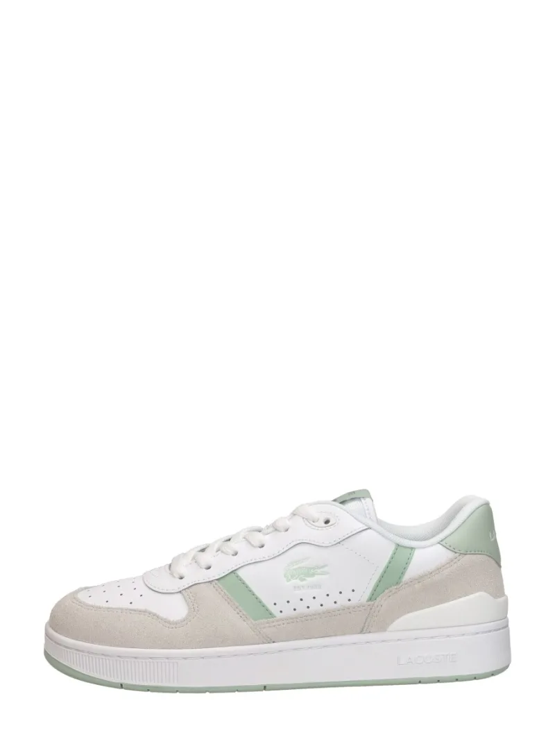 Lacoste T-Clip, lage sneakers voor dames in wit