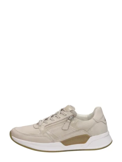 Gabor Rollingsoft, lage veterschoenen voor dames in beige, foto 1 van 4