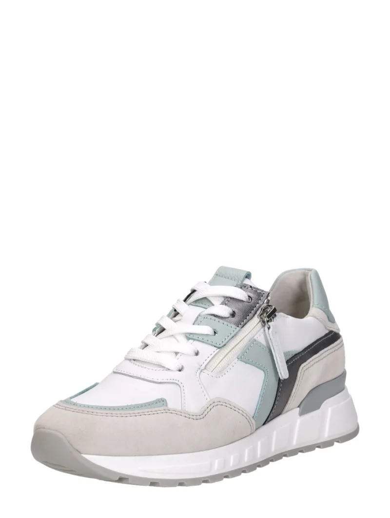 Gabor Sneakers Laag, lage veterschoenen voor dames in wit, foto 2 van 2
