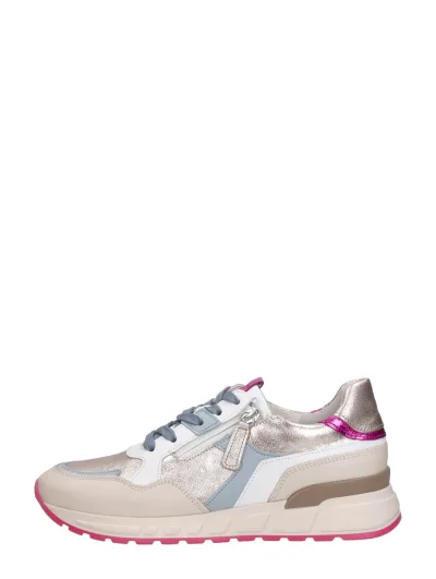 Gabor Sneakers Laag, lage veterschoenen voor dames in goudkleur, foto 1 van 4