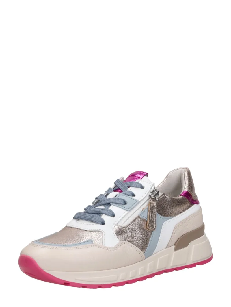 Gabor Sneakers Laag, lage veterschoenen voor dames in goudkleur, foto 2 van 2