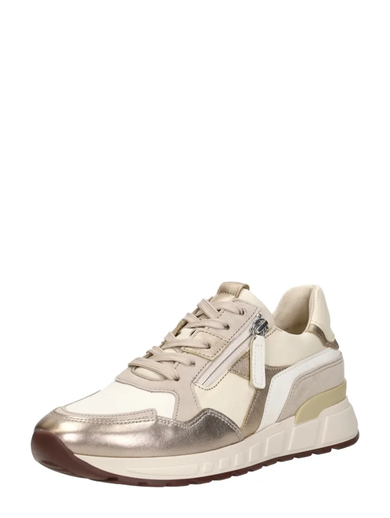 Gabor Sneakers Laag, lage veterschoenen voor dames in beige, foto 2 van 2
