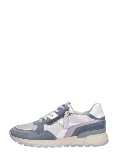Gabor Sneakers Laag, lage veterschoenen voor dames in blauw, foto 1 van 4