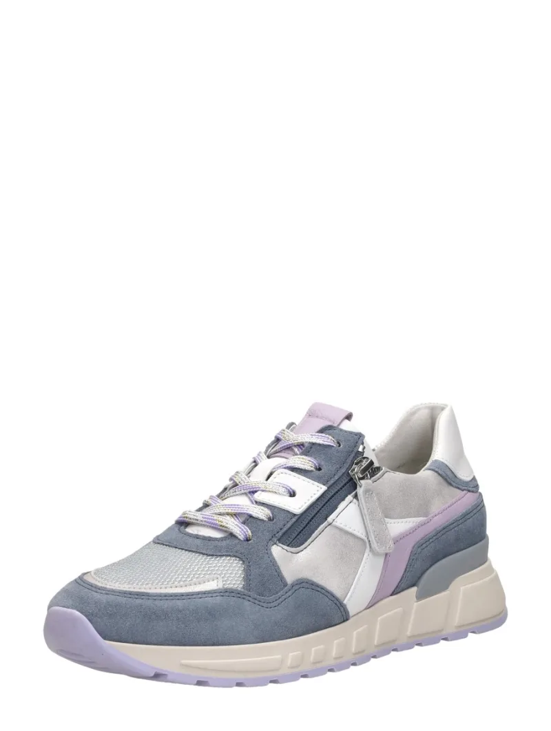 Gabor Sneakers Laag, lage veterschoenen voor dames in blauw, foto 2 van 2