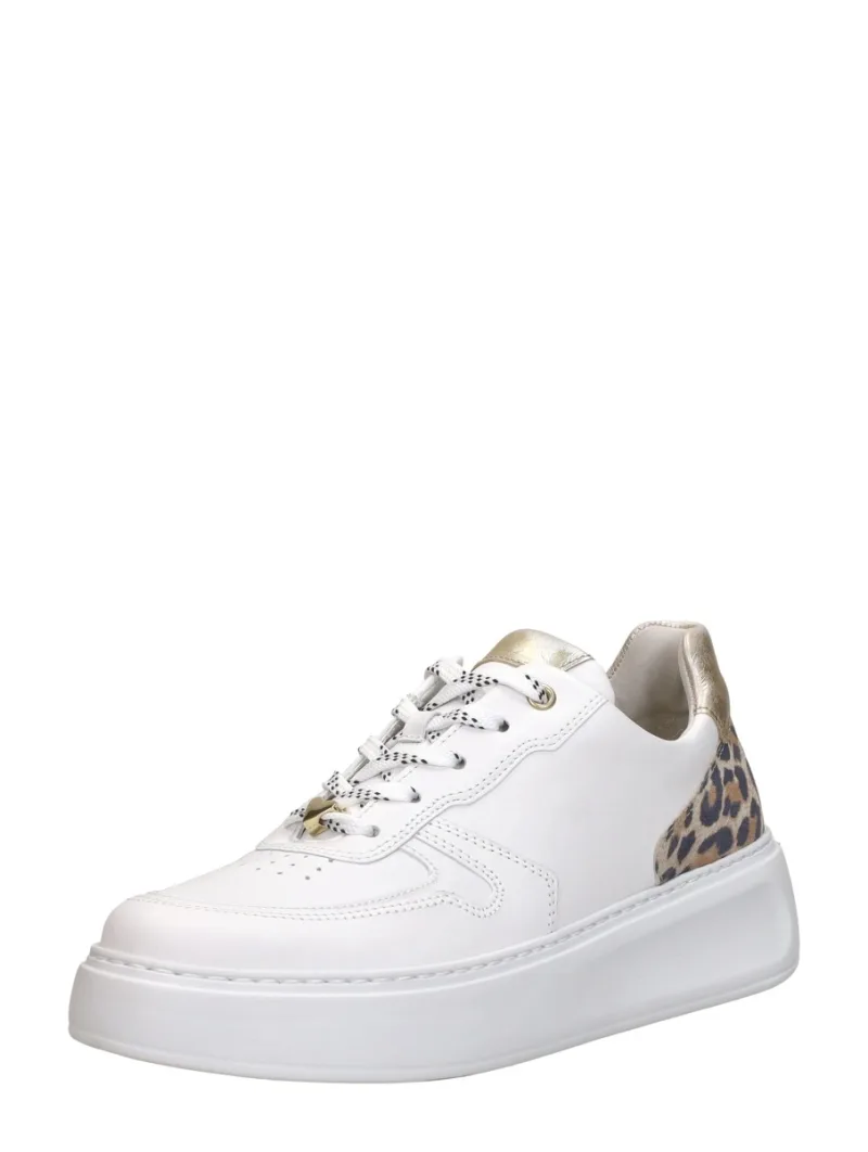 Gabor Sneakers Laag, lage veterschoenen voor dames in wit, foto 2 van 2