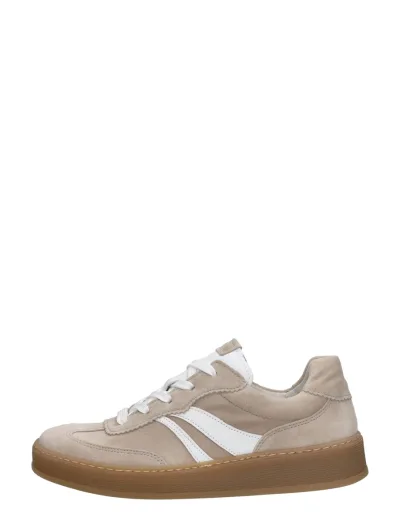 Gabor Sneakers Laag, lage veterschoenen voor dames in beige, foto 1 van 4