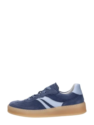 Gabor Sneakers Laag, lage veterschoenen voor dames in licht blauw, foto 1 van 4