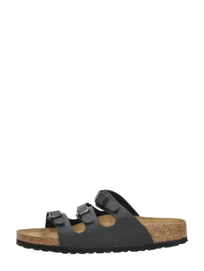 Birkenstock Florida, open slippers voor dames in zwart, foto 1 van 4