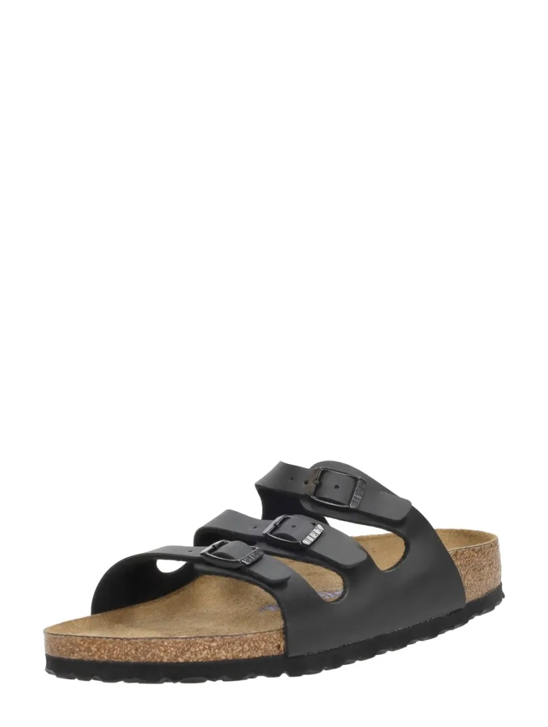 Birkenstock Florida, open slippers voor dames in zwart, foto 2 van 2
