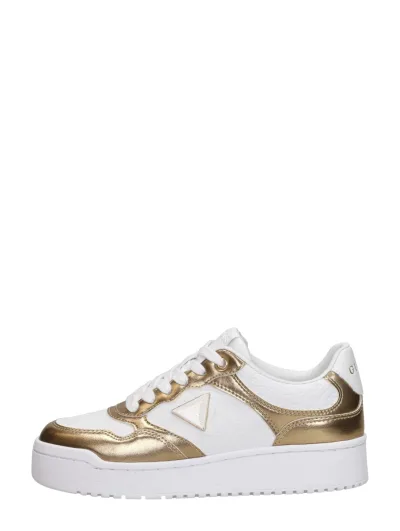 Guess Miram 6, lage sneakers voor dames in goudkleur, foto 1 van 4