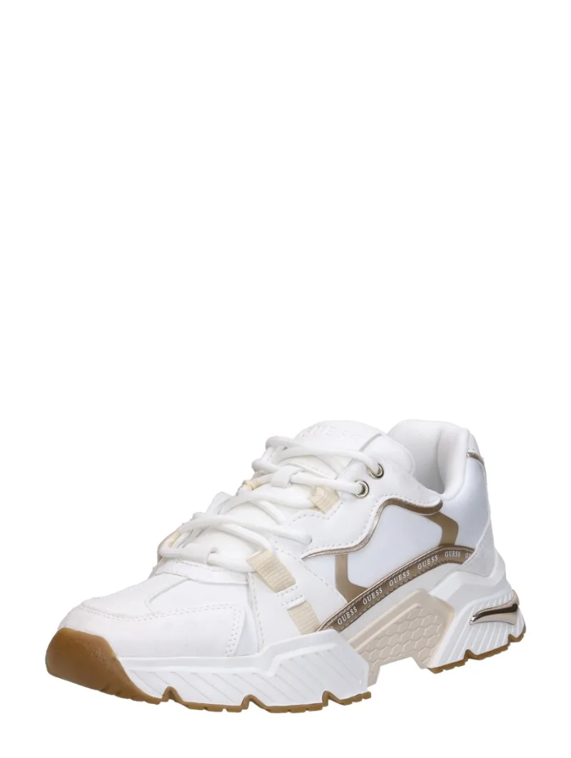 Guess Carrli, lage sneakers voor dames in wit, foto 2 van 2