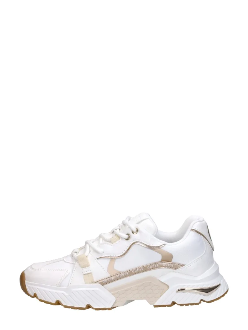 Guess Carrli, lage sneakers voor dames in wit