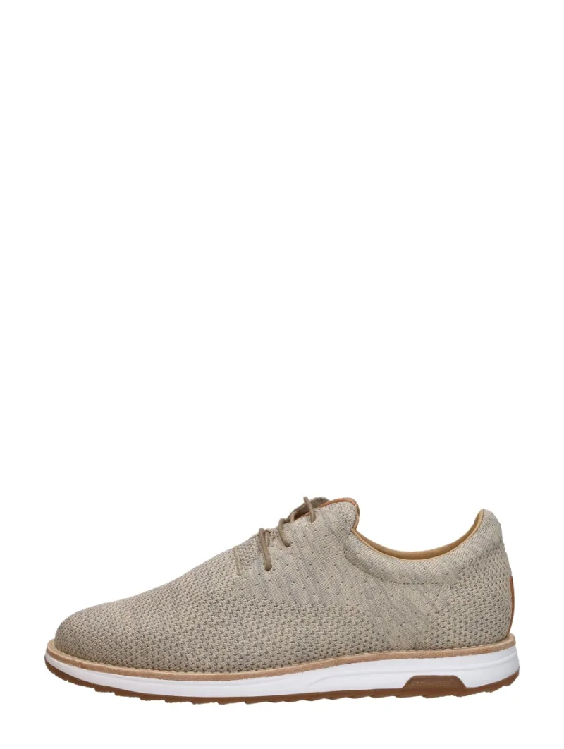 Rehab Nolan, lage veterschoenen voor heren in beige