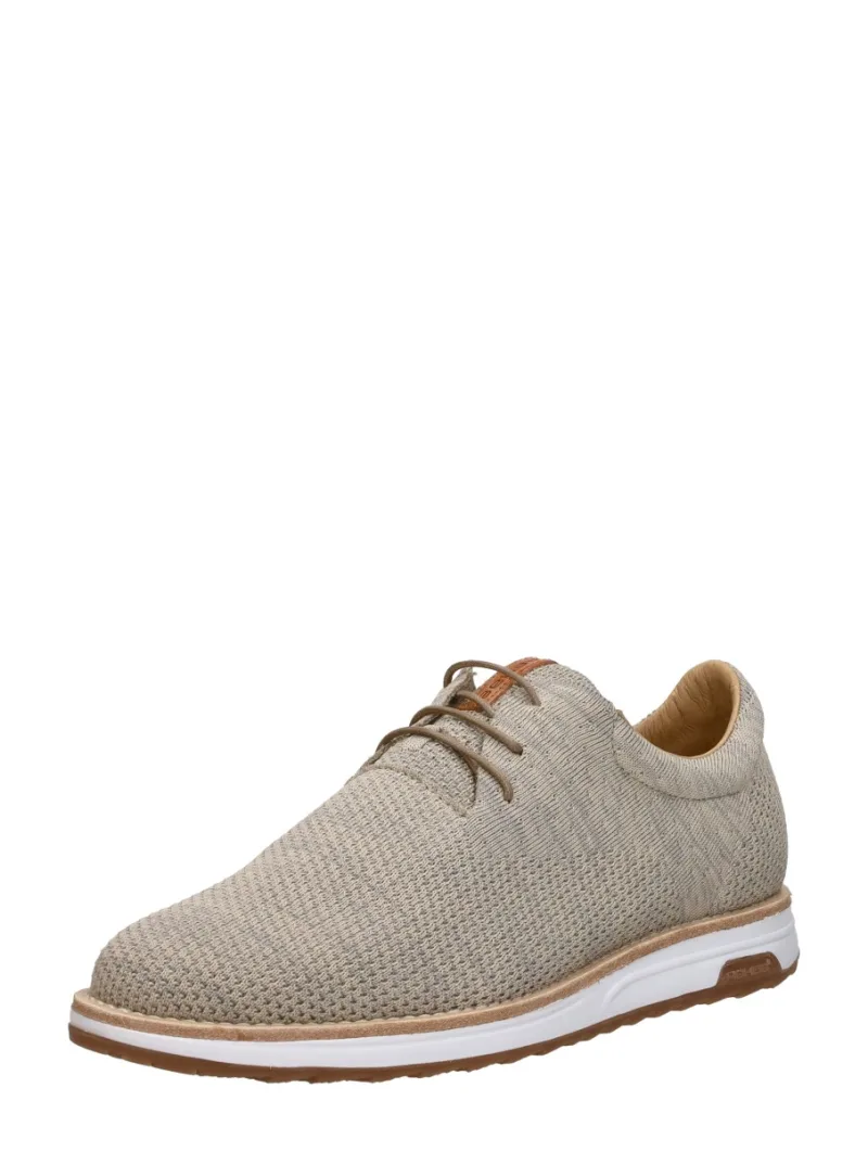 Rehab Nolan, lage veterschoenen voor heren in beige, foto 2 van 2
