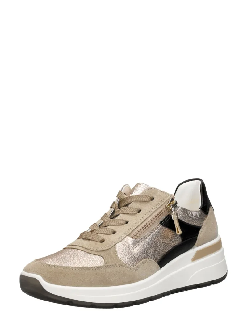 Ara Garda, lage veterschoenen voor dames in brons, foto 2 van 2
