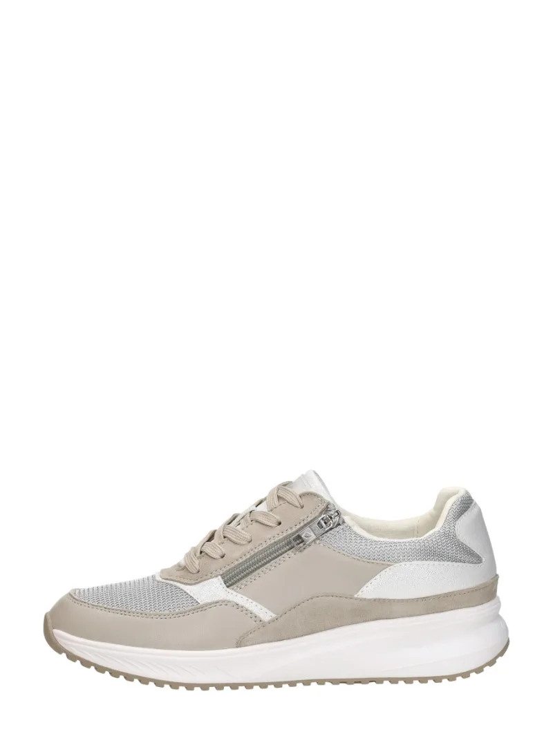 Waldläufer H-Mara, lage veterschoenen voor dames in beige