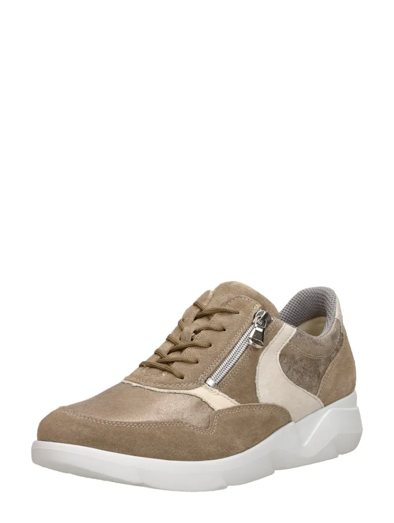 Waldläufer K-Funky, lage veterschoenen voor dames in brons, foto 2 van 2