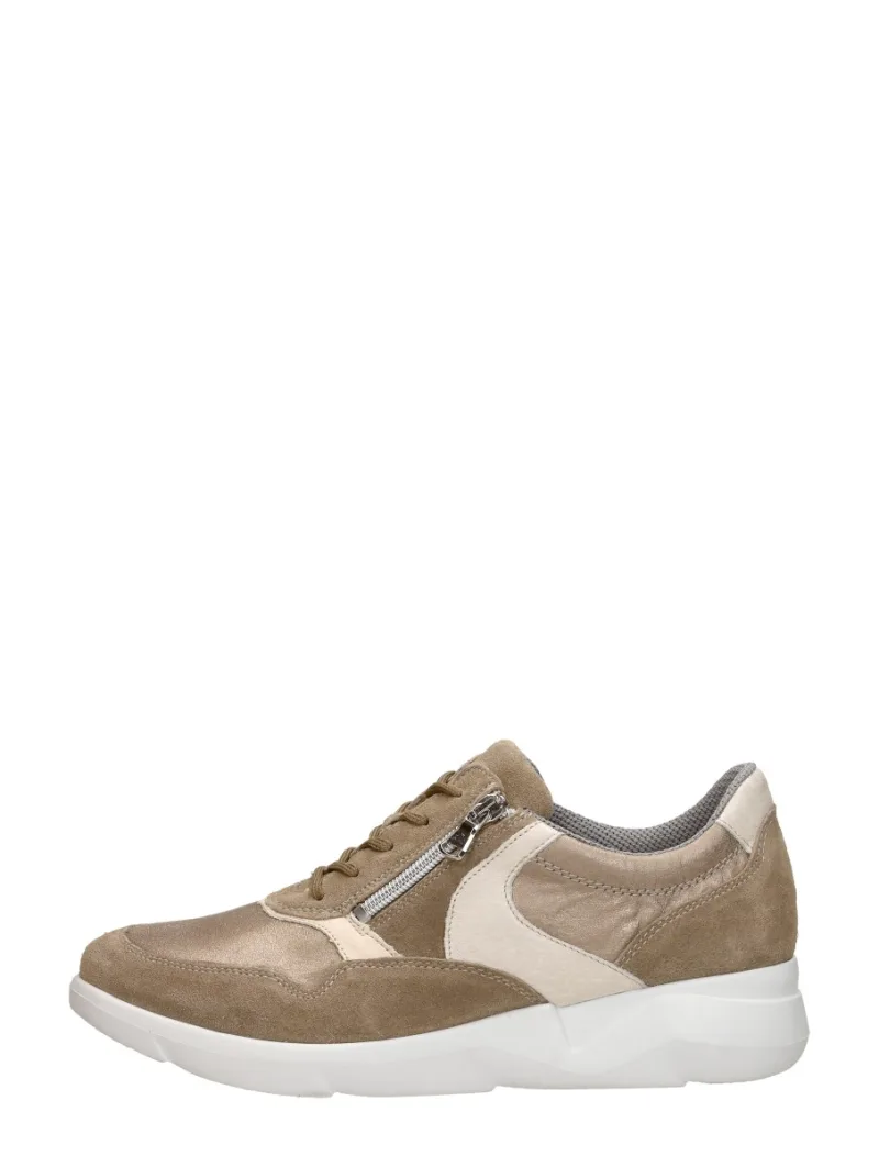 Waldläufer K-Funky, lage veterschoenen voor dames in brons, foto 1 van 4